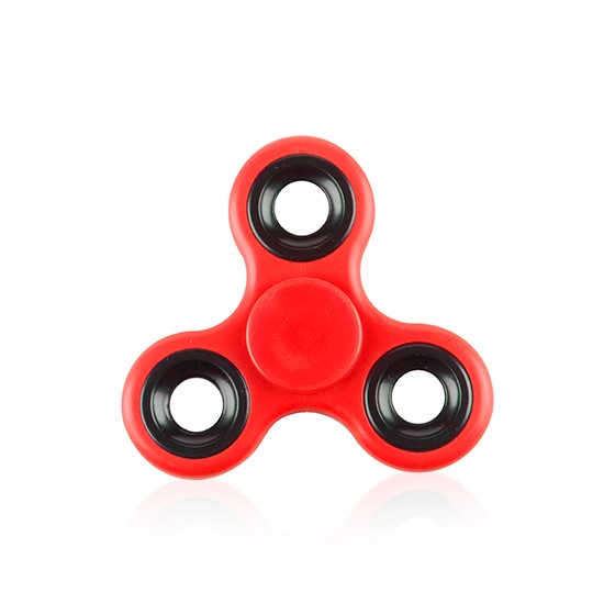 Red Fidget Spinner With Hoops